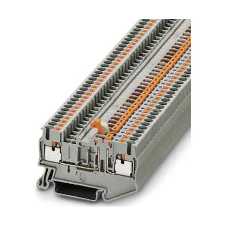 Phoenix Contact Bornier de passage 0,14-4 mm², 5,2 mm, gris PT 2,5-MT
