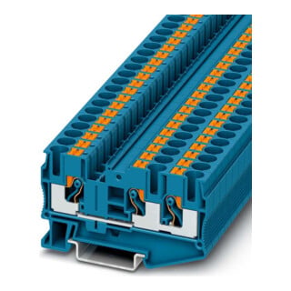 Phoenix Contact Bornier de passage 0,5-10 mm², AWG 20-8 PT 6-TWIN BU