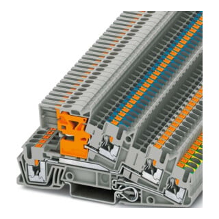 Phoenix Contact Bornier de protection conducteur 0,14-4 mm² PTI 2,5-PE/L/NT