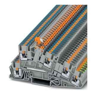 Phoenix Contact Bornier de protection conducteur 0,14-4 mm² PTI 2,5-PE/L/NTB