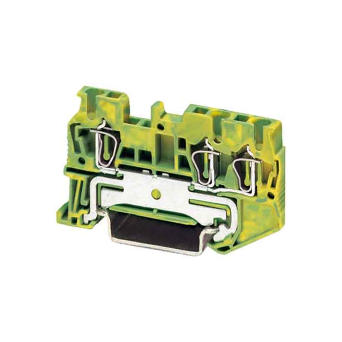 Phoenix Contact Bornier de terre 0,08-4 mm² vert-jaune ST 2,5-TWIN-PE