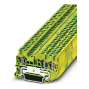 Phoenix Contact Bornier de terre 0,08-4 mm² vert-jaune ST 2,5-TWIN-PE-4