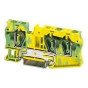 Phoenix Contact Bornier de terre 0,2-10 mm² vert-jaune ST 6-TWIN-PE-1