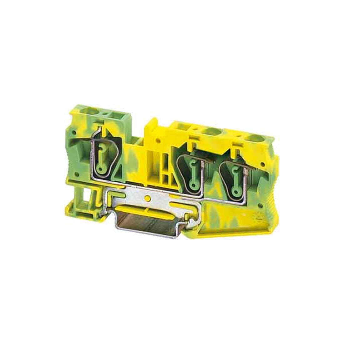 Phoenix Contact Bornier de terre 0,2-10 mm² vert-jaune ST 6-TWIN-PE