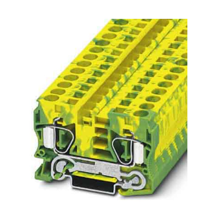 Phoenix Contact Bornier de terre 0,2-16 mm² vert-jaune ST 10-PE