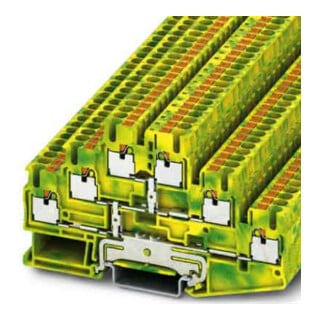 Phoenix Contact Bornier de terre 5,2 mm, vert-jaune PT 2,5-3PE