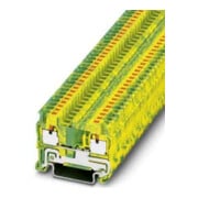 Phoenix Contact Bornier de terre 5,2 mm, vert-jaune PT 2,5-PE-1