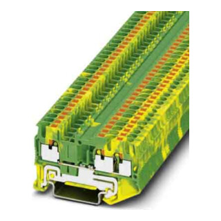 Phoenix Contact Bornier de terre 5,2 mm, vert-jaune PT 2,5-TWIN-PE