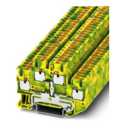 Phoenix Contact Bornier de terre 5,2 mm, vert-jaune PTTB 2,5-PE-1