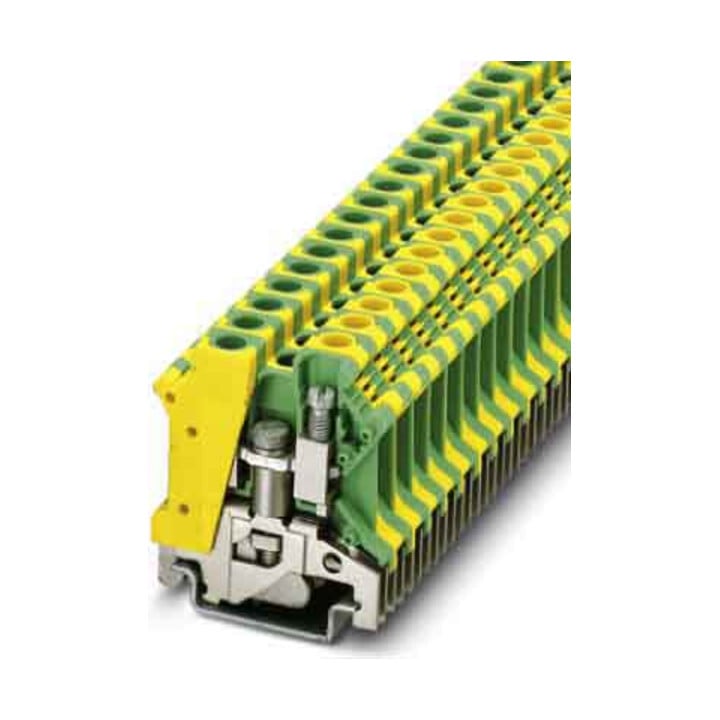 Phoenix Contact Bornier de terre USLKG 6 0,2-10 mm² vert-jaune