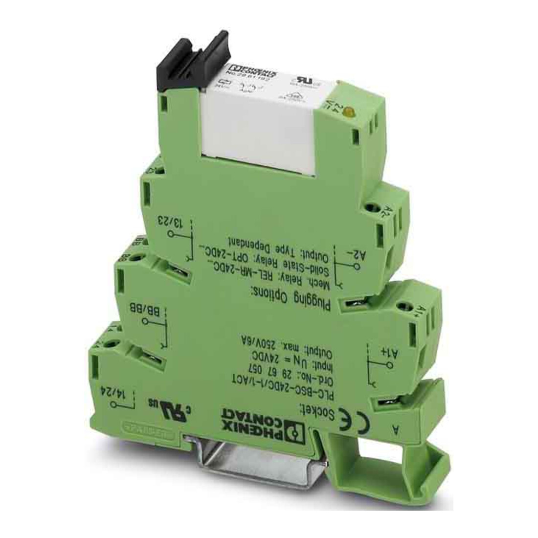 Phoenix Contact Bornier d'entrée PLC 24VDC PLC-BSC-24DC/21-21