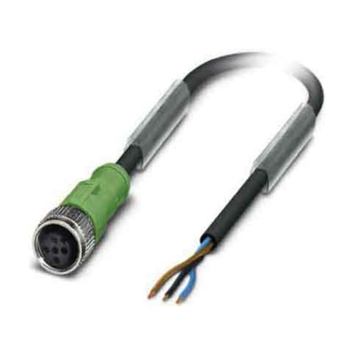 Phoenix Contact Câble capteur-actionneur M12 droit, 3p., 5m SAC3P-5,0-PUR/M12FS
