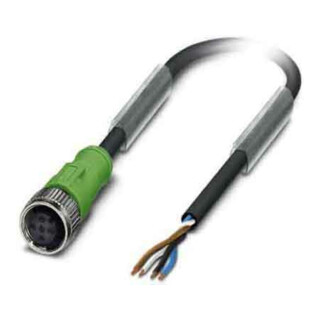 Phoenix Contact Câble capteur-actionneur M12 droit, 4p., 10m SAC4P10,0-PUR/M12FS