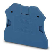Phoenix Contact Capuchon de finition 48×2,2×48,4 mm, bleu D-UT 2,5/10 BU-2