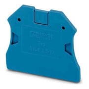 Phoenix Contact Capuchon de finition 48×2,2×48,4 mm, bleu D-UT 2,5/10 BU-5