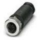 Phoenix Contact Connecteur 4 pôles Bu/ger M12 SACC-M12FS, 1696439