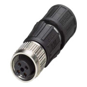 Phoenix Contact Connecteur capteur-actionneur 4p., prise M12 droite SACCM12FS-4QO-0,34-M-3