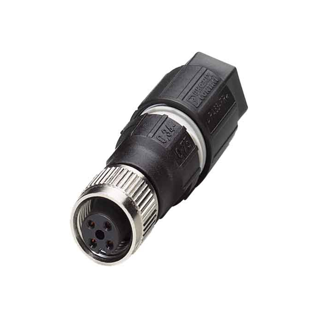 Phoenix Contact Connecteur capteur-actionneur 4p., prise M12 droite SACCM12FS-4QO-0,75-M