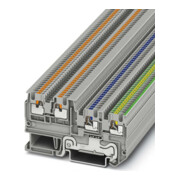 Phoenix Contact Connecteur de terre 0,14-1,5 mm², gris PTIO 1,5/S/3-PE-1
