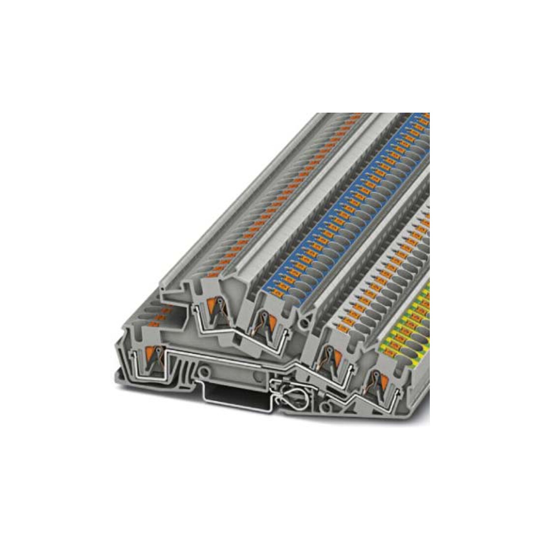 Phoenix Contact Connecteur de terre d'installation 0,2-6 mm² PTI 4-PE/L/N