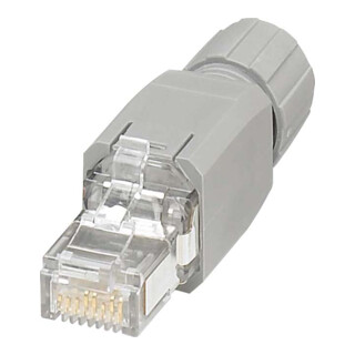 Phoenix Contact Connecteur RJ45 Cat5e, 4 pôles, gris VS-PN-RJ45-5-Q/IP20