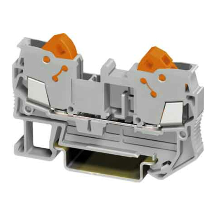 Phoenix Contact Durchgangsklemme, grau H=6,2mm 0,25-1,5qmm QTC 2,5