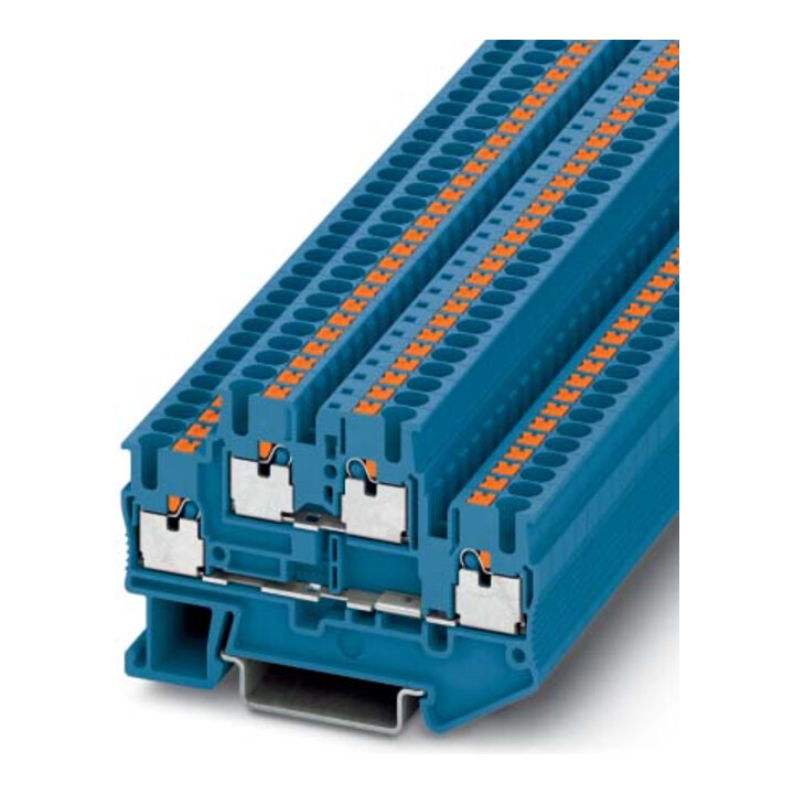 Phoenix Contact Durchgangsreihenklemme 0,14-4qmm, 5,2mm, bl PTTB 2,5 BU