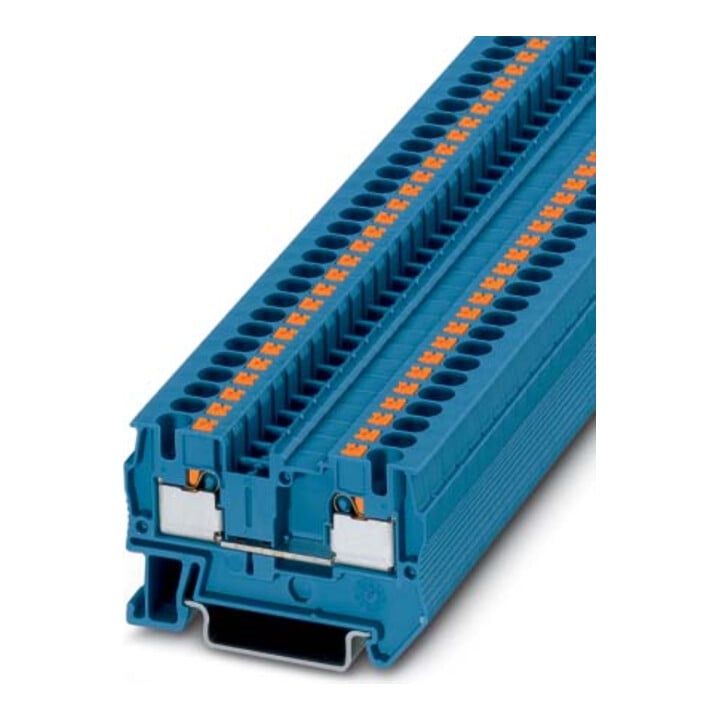 Phoenix Contact Durchgangsreihenklemme 0,2-6qmm,blau PT 4 BU