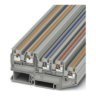 Phoenix Contact Initiatoren-/Aktorenklemme 0,14-1,5qmm, grau PTIO1,5/S/4-LED 24GN