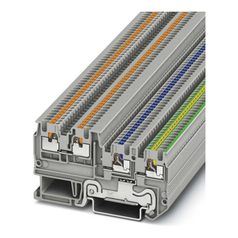 Phoenix Contact Inst.schutzleiterklemme 0, 14-1, 5qmm, grau PTIO 1, 5/S/3-PE