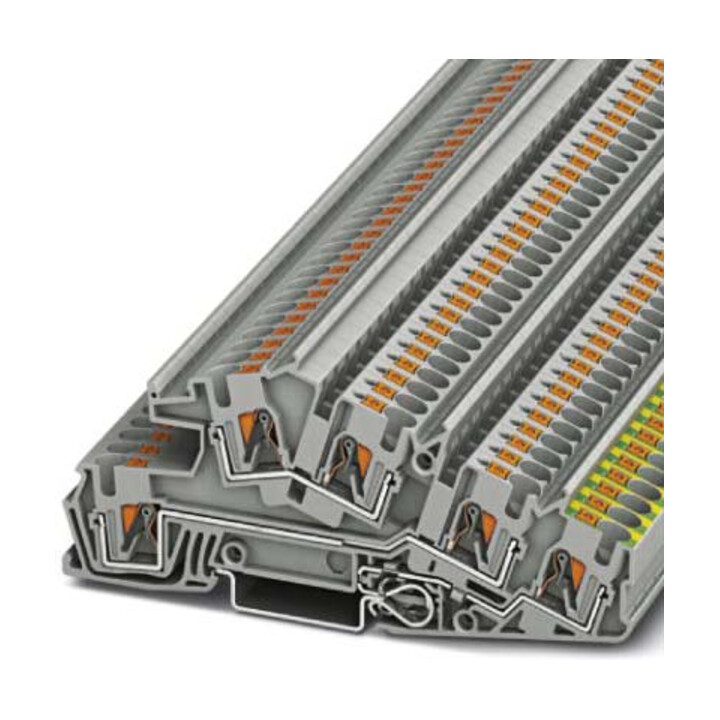 Phoenix Contact Inst.schutzleiterklemme 0,2-6qmm PTI 4-PE/L/L