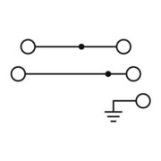 Phoenix Contact Inst.schutzleiterklemme 0,2-6qmm PTI 4-PE/L/N-3