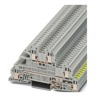 Phoenix Contact Installationsetagenklemme 0,2-4qmm 5,2mm gr UTI 2,5-PE/L/L