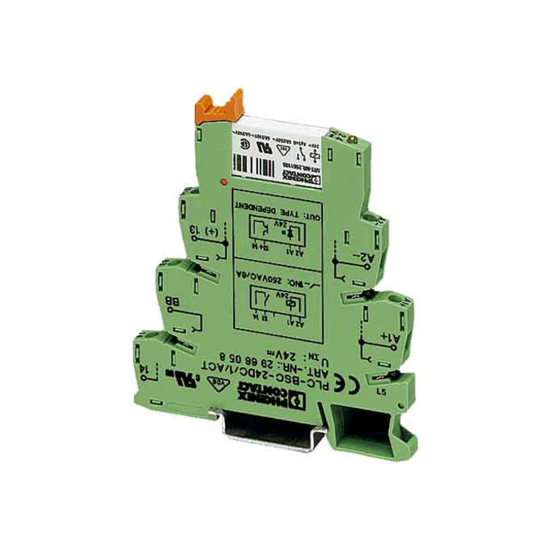 Phoenix Contact Interface actionneur PLC-RSC-24DC/1/ACT