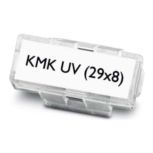Phoenix Contact Kabelmarkerträger transparent, 29x8mm KMK UV (29X8)