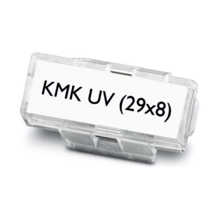 Phoenix Contact Kabelmarkerträger transparent, 29x8mm KMK UV (29X8)
