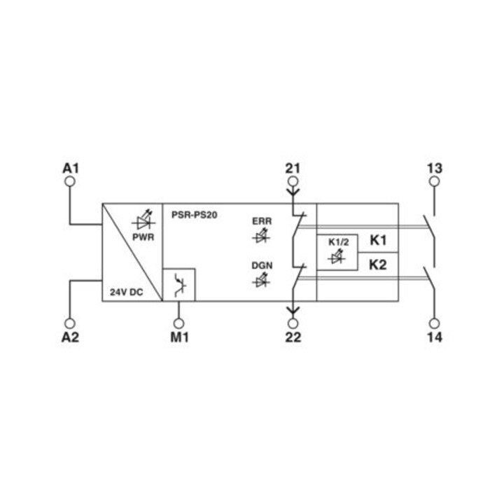 Phoenix Contact Koppelrelais PSR-PS20-1N SIL 3 High- Low-Demand