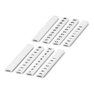 Phoenix Contact Marquage de bornes ZBF 5 blanc 10 pièces largeur de borne 5 mm