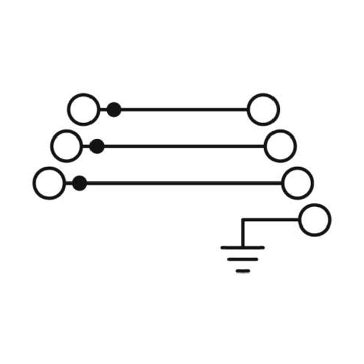 Phoenix Contact Mehrstockklemme PT2,5-PE/3L