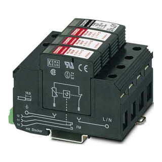 Phoenix Contact Parafoudre 230VAC 3+1 circuit VAL-MS 230/3+1 FM