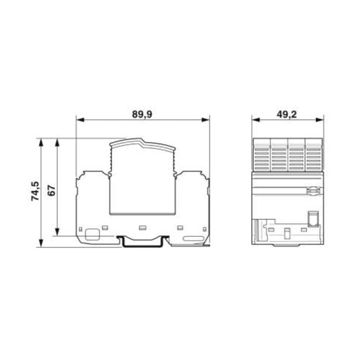 Phoenix Contact Parafoudre de type 2 VAL-SEC-T2-3S-350/40