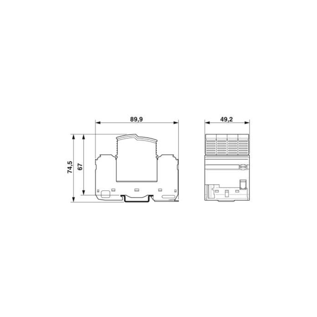 Phoenix Contact Parafoudre de type 2 VAL-SEC-T2-3S-350/40