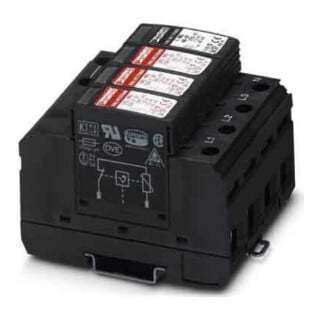 Phoenix Contact Parafoudre type 2, 4 canaux VAL-MS 320/3+1