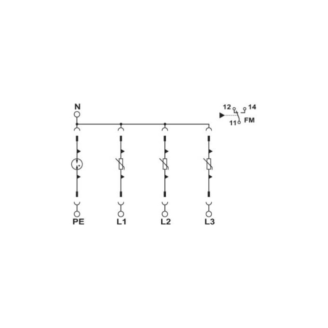 Phoenix Contact Parafoudre Type 2 VALSECT2-3S-350/40FM
