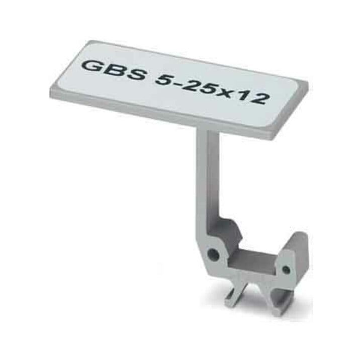 Phoenix Contact Plaque de repérage de groupe 25×12 mm GBS 5-25X12