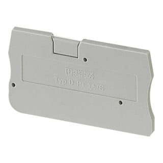 Phoenix Contact Plaque de terminaison gr 45×2,2×24,3mm D-PT 1,5/S