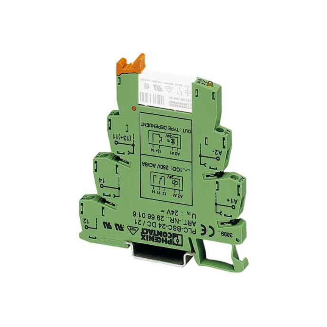 Phoenix Contact PLC-Grundklemme Eingang 24VDC PLC-BSC- 24DC/21