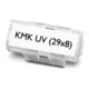Phoenix Contact Porte-étiquettes transparent, 29 × 8 mm KMK UV (29X8)