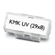Phoenix Contact Porte-étiquettes transparent, 29 × 8 mm KMK UV (29X8)-2