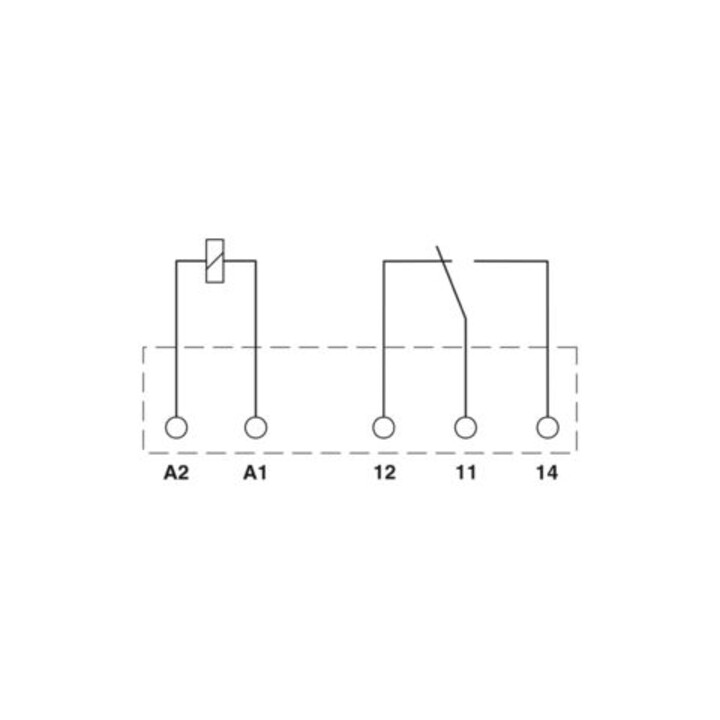Phoenix Contact Relais miniature enfichable 12VDC 1W REL-MR-12DC/21